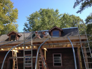 Greenhouse build September 2014
